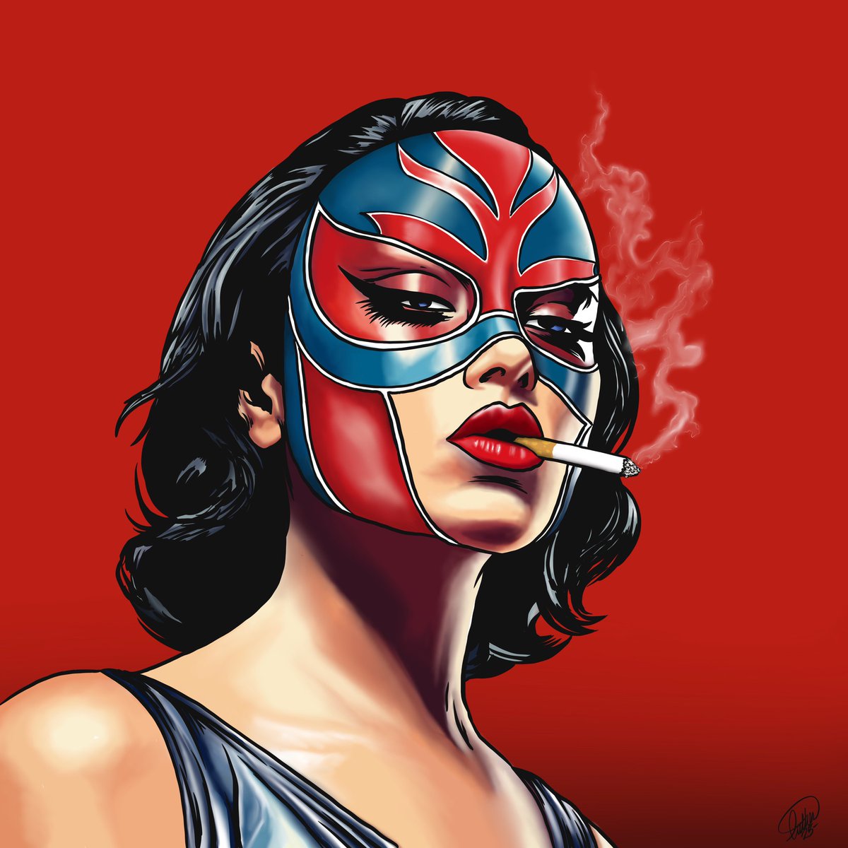 Let’s get ready to rumble #nft  #nftartwork #digitalart #lucha