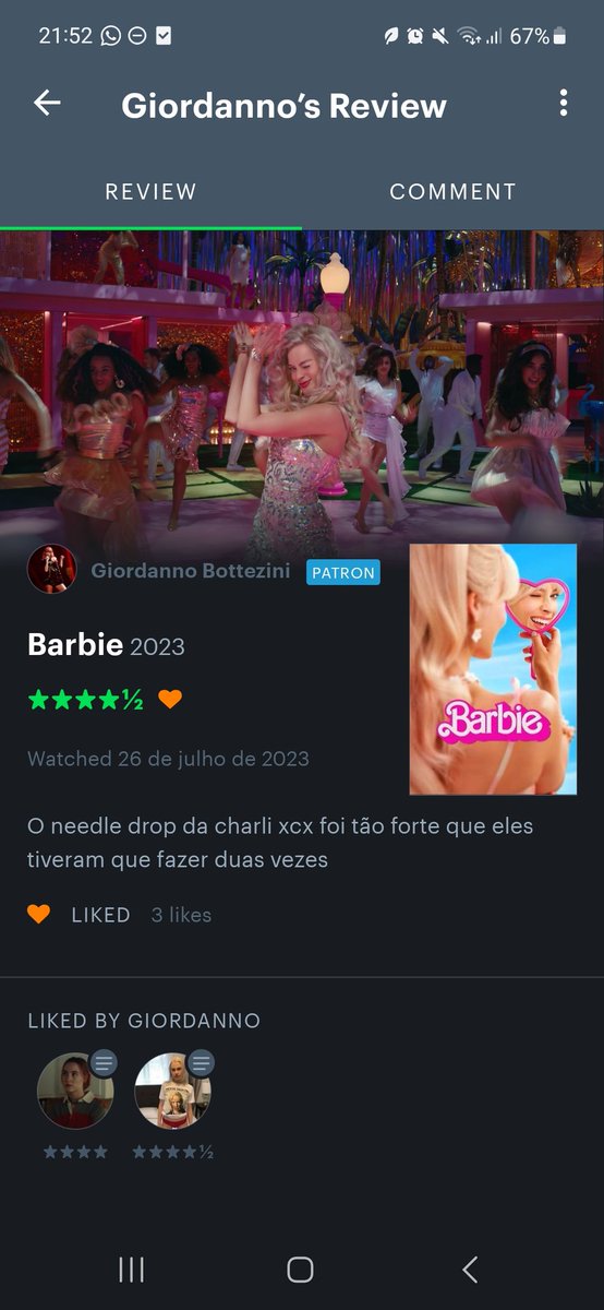 botteziniupdate's tweet photo. 🚨BARBIE YOU'RE SO FINE YOU BLOW MY MIND: CRÍTICA do grande cineasta diretor popstar giordanno bottezini ao filme Barbie(2023) https://t.co/oCpF8Arif5