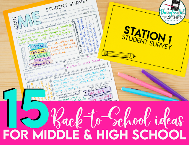 Here are 15 engaging and fun first-day and first-week school activities for middle and high school 🏫🚌

sbee.link/8jnkqhp6xm  via <a href="/DaringEnglish/">The Daring English Teacher</a>
#hschat #mschat #backtoschool #teachertwitter