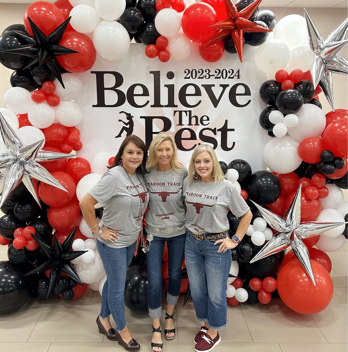 RyonMiddle's tweet photo. We’re ready to welcome a new class of Longhorns! The whole maroon track secondary admin team is ready to #BelievetheBest! #PRMSrocks #LonghornNation https://t.co/EmUiFOt5bv