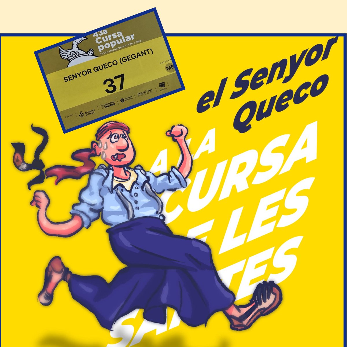 Veniu a acompanyar el senyor Queco a la cursa de Les Santes... No sé quan arribarem però ens ho passarem pipa!
#cursa #lessantes #senyorqueco #gegants #mataro
