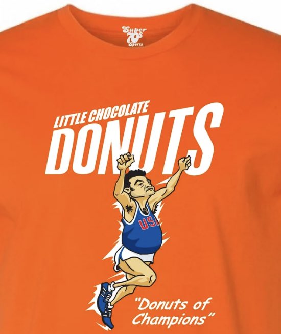 Super70sSports's tweet photo. “Little Chocolate Donuts. They taste good and they’ve got the sugar I need to get me going in the morning. That’s why Little Chocolate Donuts have been on my training table since I was a kid.”

👉 https://t.co/kLAVRSn9Qe https://t.co/cS6kDJ7h1l