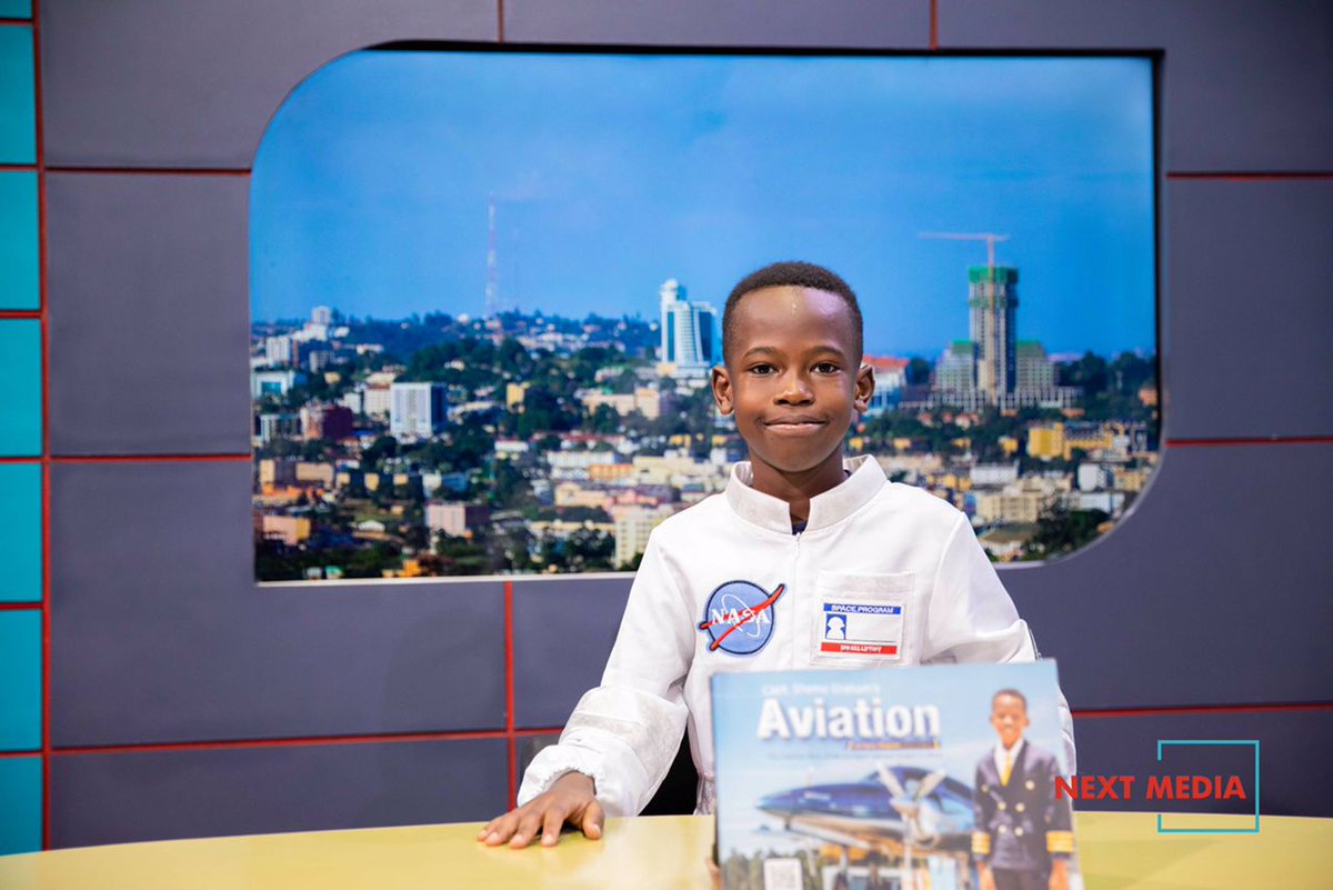 KKariisa's tweet photo. Proud to have met Graham Shema aka "Captain" earlier today when he and his very supportive mother, Shamim Mwanaisha, visited us at the #NextMediaPark.

Having gained interest in aviation at the tender age of 3, “@CaptainShema” has already co-piloted some flights long… (1/3) https://t.co/H8pqbSmP6A