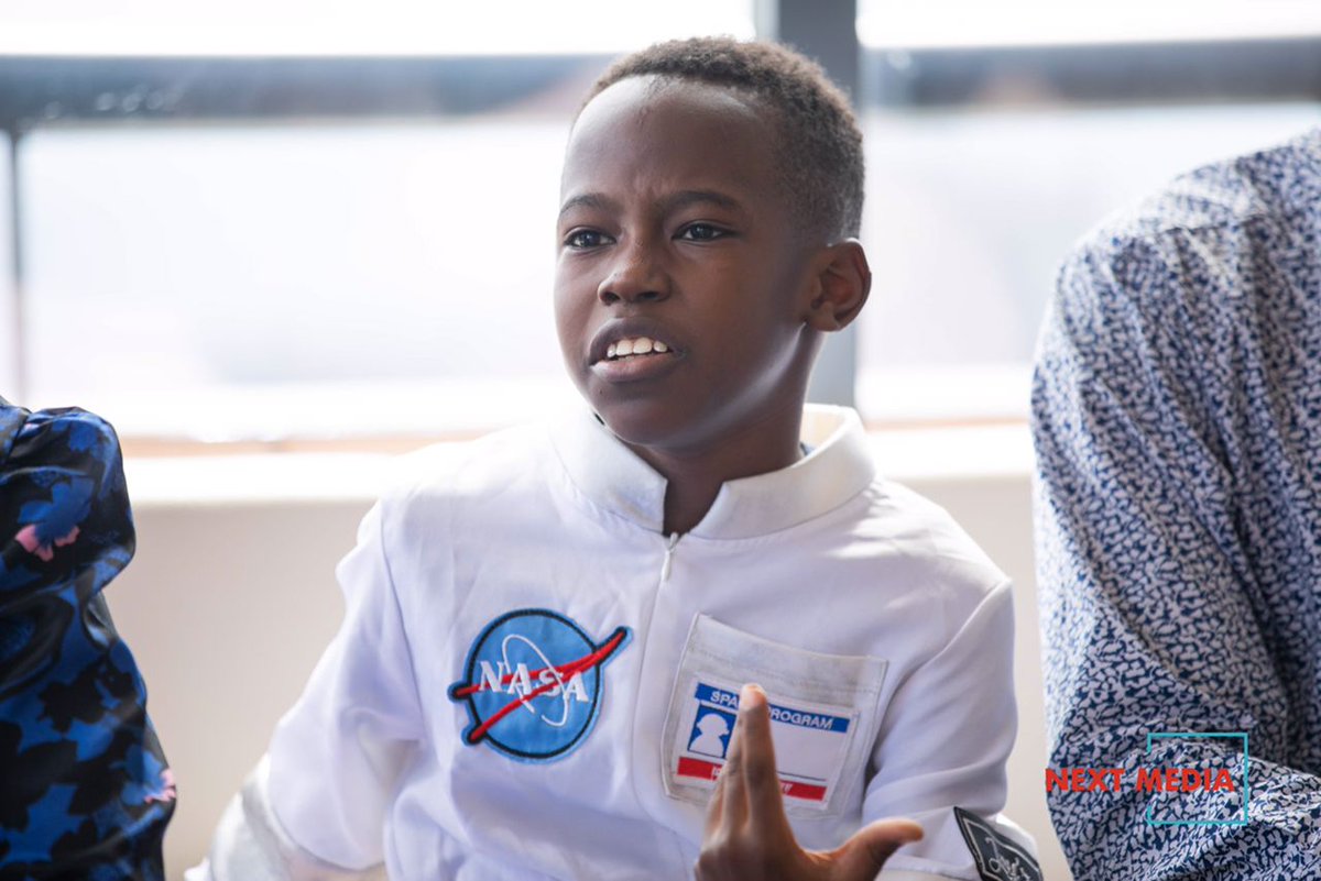KKariisa's tweet photo. Proud to have met Graham Shema aka "Captain" earlier today when he and his very supportive mother, Shamim Mwanaisha, visited us at the #NextMediaPark.

Having gained interest in aviation at the tender age of 3, “@CaptainShema” has already co-piloted some flights long… (1/3) https://t.co/H8pqbSmP6A