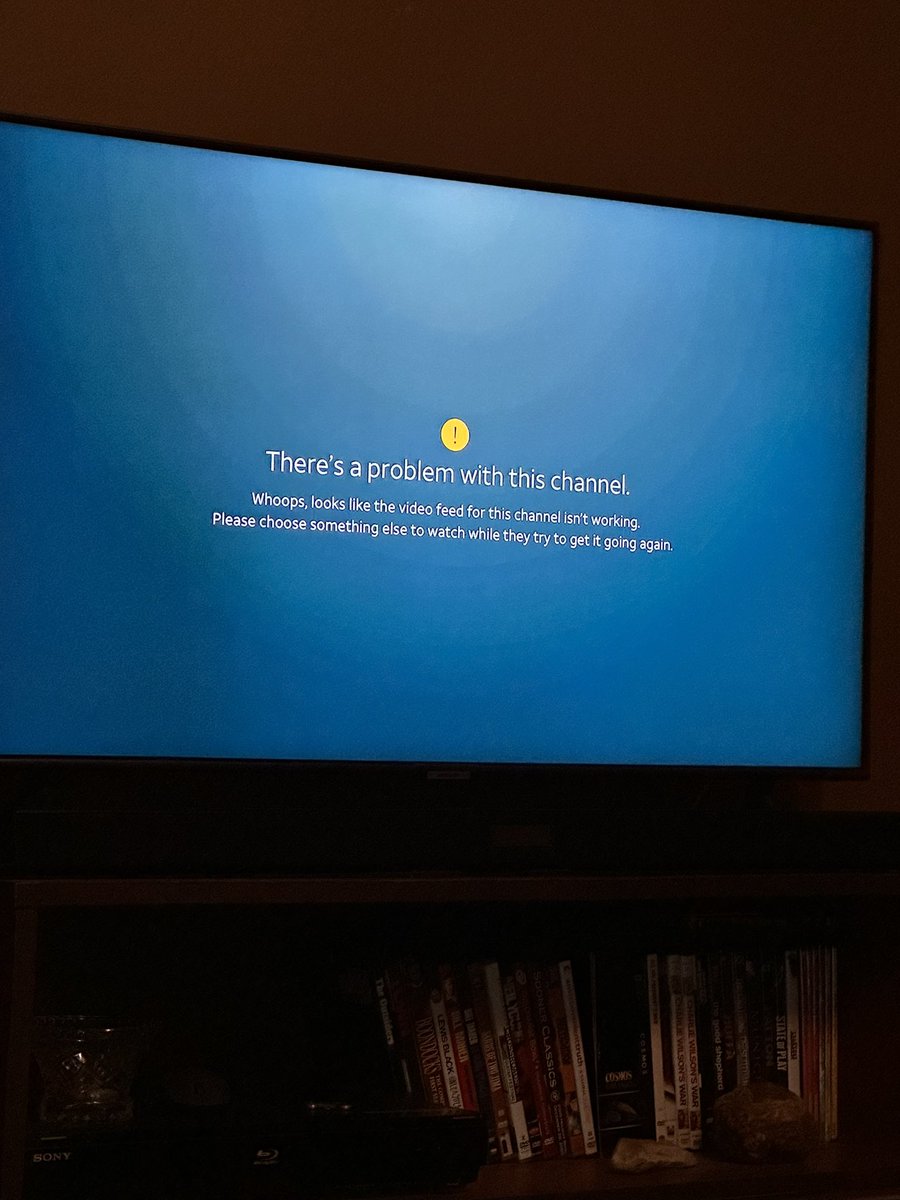ydtulsa's tweet photo. @RockyMtnSports @FOX23 @DIRECTV And it’s out again while the game is on @fox23 @DIRECTV https://t.co/yNgYMTJmgI