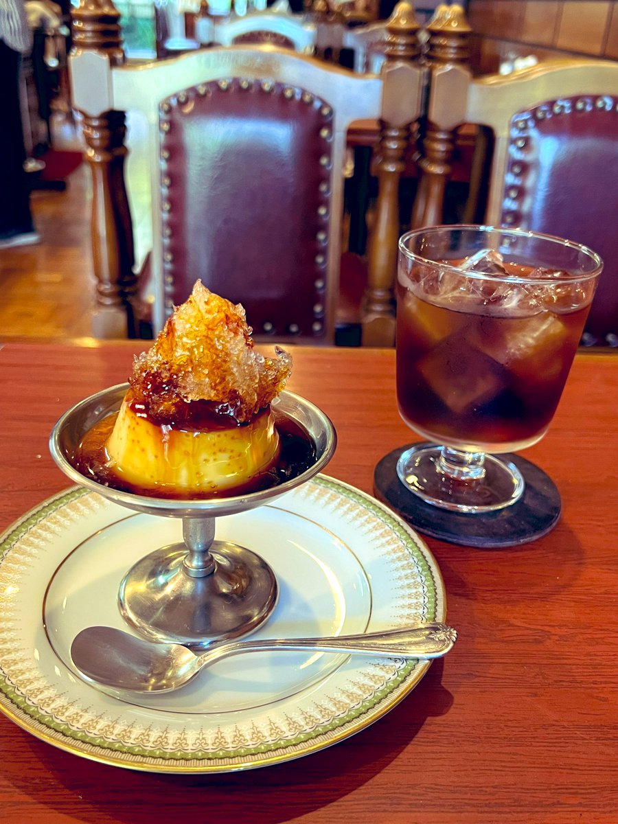 yuki7979seoul's tweet image. 아직 한국사람들 사이에선 잘 안 알려져 있는 것 같은데 푸딩 애호가분들 오사카 놀러 오시거든  츠루하시역에서 걸어서 6분 거리에 있는 「喫茶ルプラ」의 빙수푸딩(380엔) 꼭꼭 드셔보세요 ㅠㅠ