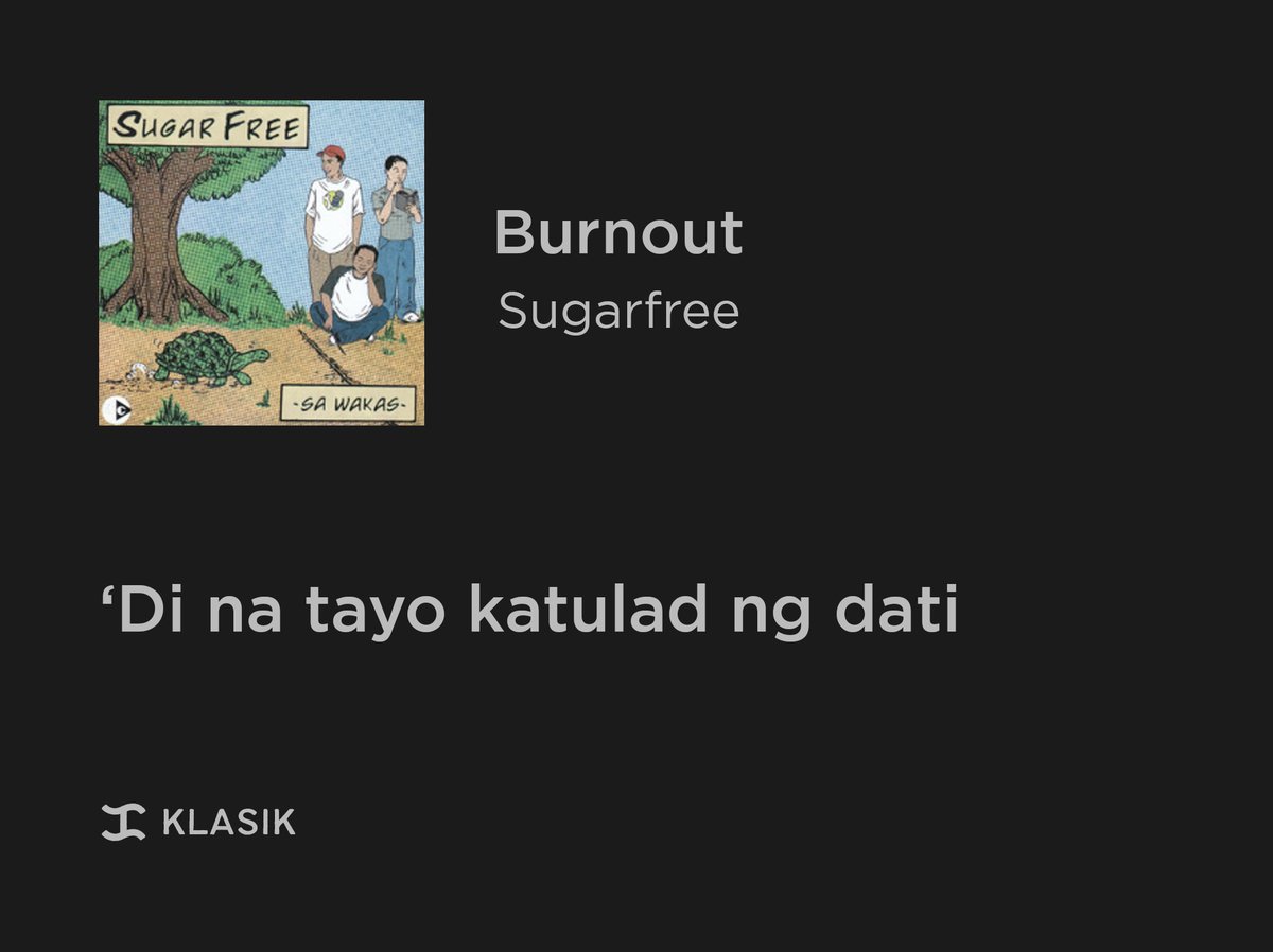 phklasik's tweet photo. Burnout // Sugarfree https://t.co/oWF2xVz92v