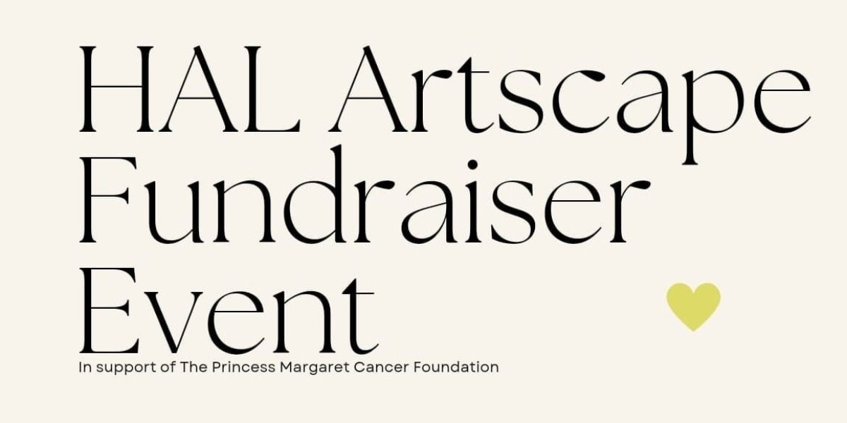 🎨 Ready to make a difference through art? 🌟 Visit the HAL Artscape Fundraiser Event on July 28 from 6-9pm at the Small Arms Inspection Building. Admission is FREE and all proceeds go to The Princess Margaret Cancer Foundation. For more information, visit bit.ly/3Oufb3W