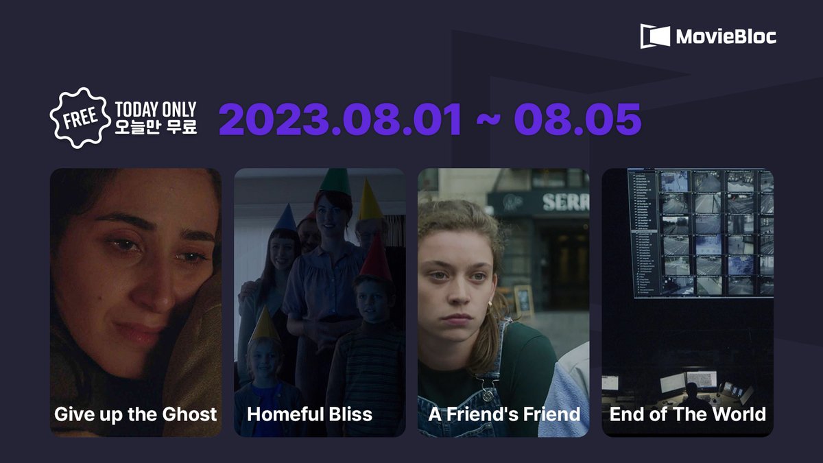 moviebloc's tweet photo. Now it's free on https://t.co/WH2mzFCM5n
<Give up the Ghost>, <Homefull Bliss>, <A Freinds's Friend>, <End of The Word>
#Shorts #FreeMovie #FreeForTodayOnly #MBL #MovieBloc #binance #Bitcoin https://t.co/EdoQ4t69Bl