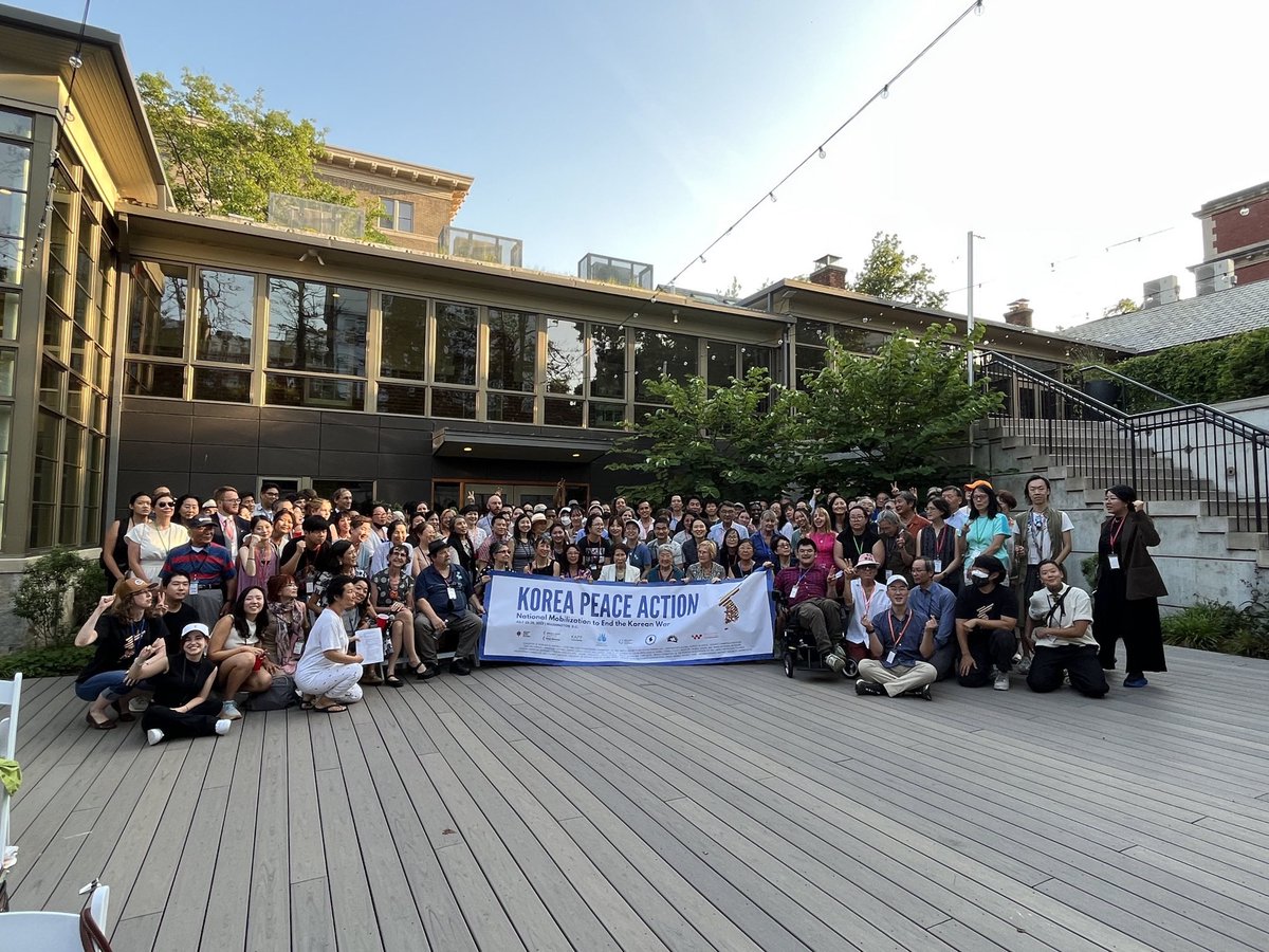 christineahn's tweet photo. Here’s your “phony” Korea peace movement @WSJ. A beautiful, diverse, multigenerational, brilliant, resilient, loving community calling on President Biden and Congress to make peace with North Korea. #endkoreanwar @KoreaPeaceNow @VFPNational @afsc_org https://t.co/45lQk6CP5j