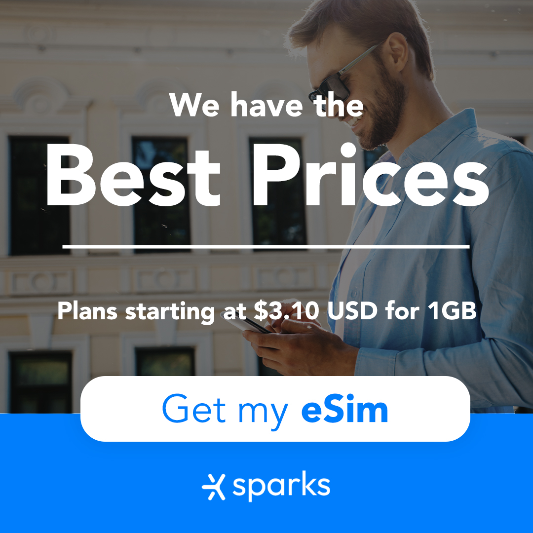 Sparks_eSIM's tweet photo. Sparks provide simple and easy to use roaming plans under the best terms and complete transparency with our clients.

#Technology #Travel #Trip #Adventure #Esim #Phone #New #Sparks #Easy #USA #Europe #Bussines #Vacation #BestPrice #ImSparks #DataEverywhere https://t.co/0RyQsAynDp