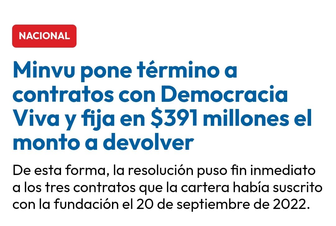 RodRettig's tweet photo. Los empates no me agradan mucho. Pero esto no se puede dejar pasar, xq no no más pues. 

No recuerda otro xq no quiere recordar. 

Ayudemos a @ipoduje :

- Democracia Viva: 391M.
- Fraude CCH: 28.000M.
- Torrealba: 900M.

Y solo busqué dos. DOS. https://t.co/FMSemkBs2U