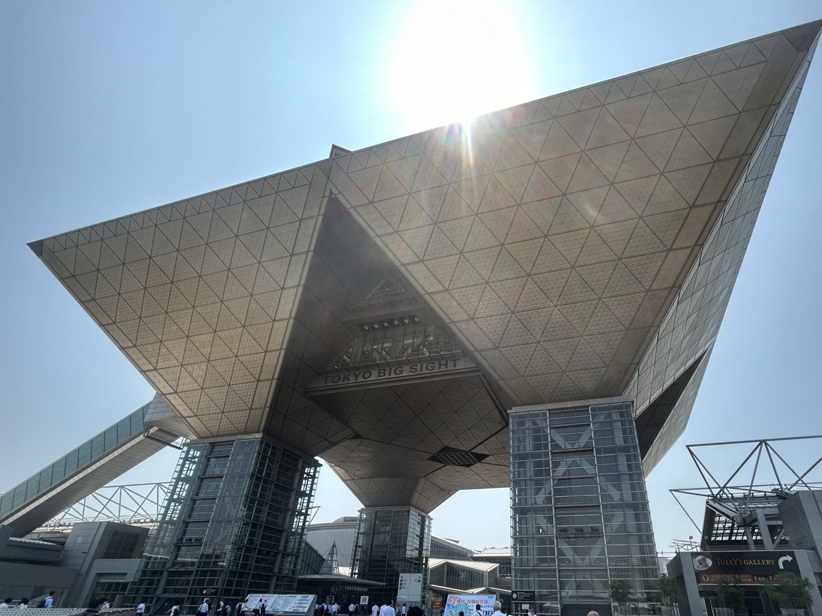 tw_vanguard's tweet image. 到着〜

暑い💦

#東京ビッグサイト
#テクノフロンティア2023 
#モータ技術展