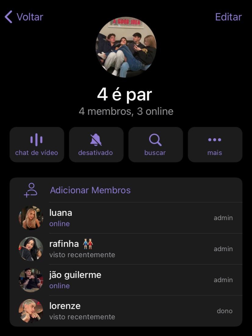 comenta qualquer coisa que o 4 é par vai opinar sobre vc