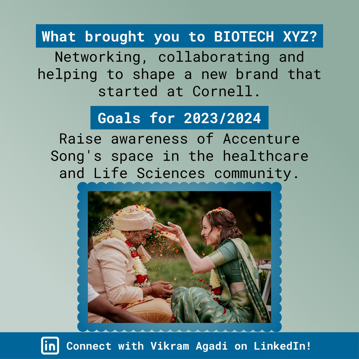 BIOTECHXYZ's tweet photo. Inspiring leaders with a plethora of knowledge. We would like to introduce Ananya Sen and Vikram Agadi as part of BIOTECH XYZ’s 2023-2024 Leadership Team!
#BIOTECHXYZ #CatalyzingBiotech #leadership https://t.co/21FUuiWBeM