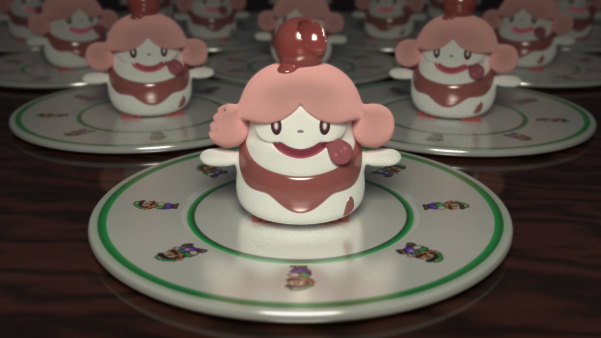 picanogfx's tweet photo. #Blender3D #Slurpuff #Pomeon #GameGuy #MarioParty https://t.co/u9Tj4oCapd
