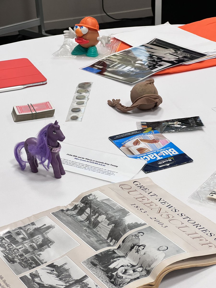 HTAVed's tweet image. Using historical sources as evidence in the classroom - great discussion in this workshop with Dr Natasha Ziebell including how ‘foreign’ coin currency is to primary students. #htavAC23