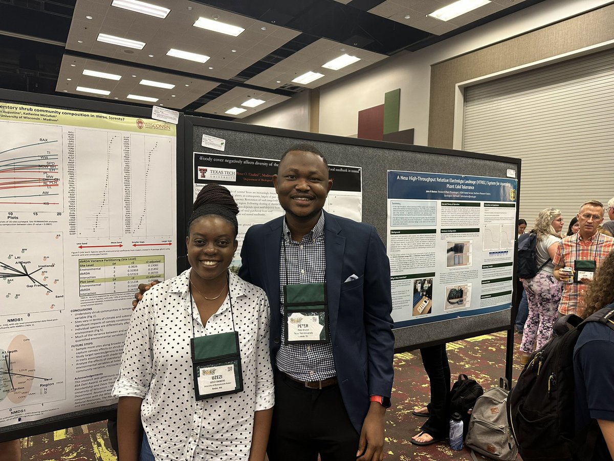 PetfemSpeaks's tweet photo. Congratulations to @OSO_Tee of @Yale and @UOkinedo of @UMass for winning some awards at #Botany2023.

Nigeria to the world!!! https://t.co/G3b9iOtjez