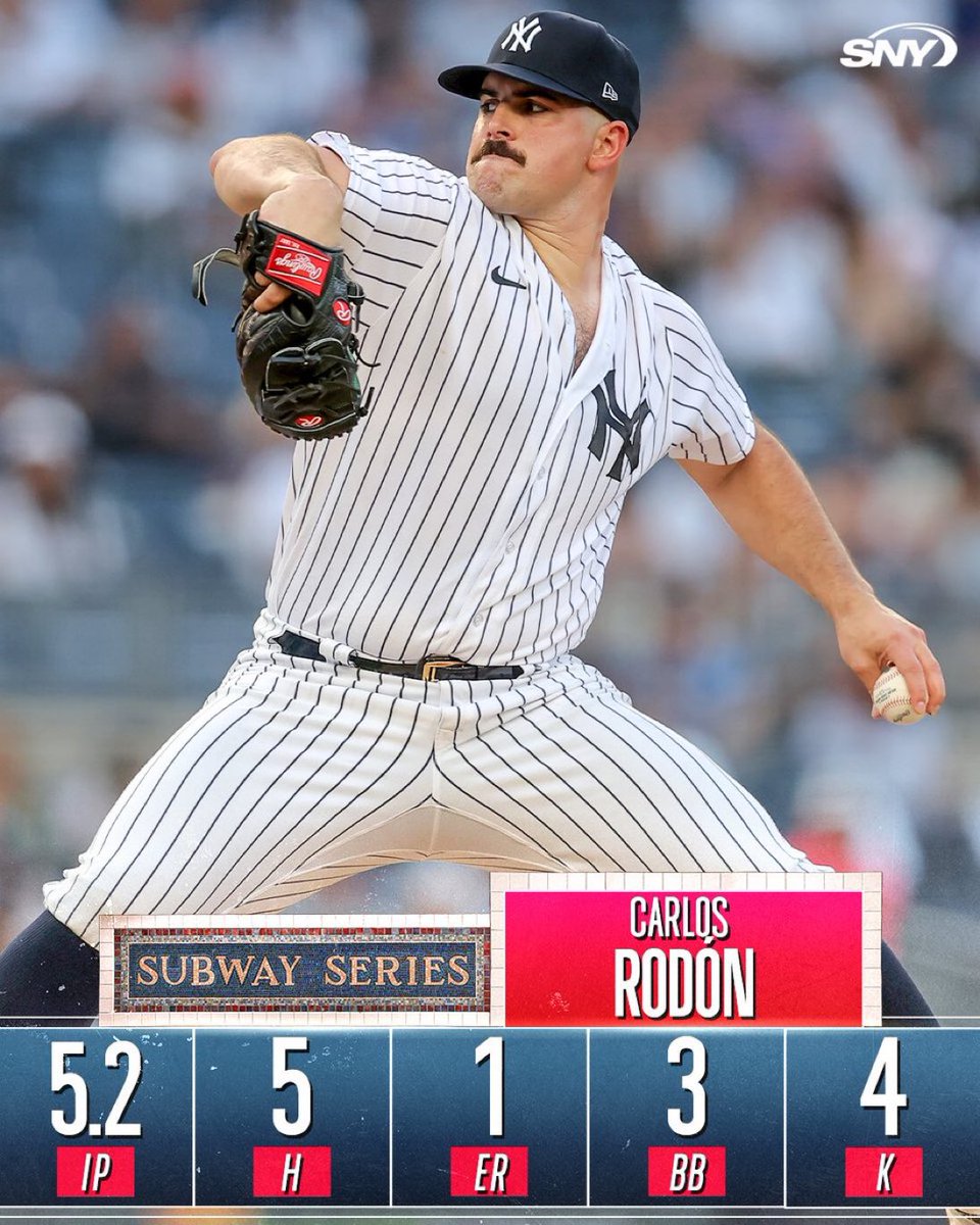 pelle_muse's tweet photo. Thoughts on Rodón's performance tonight?
#RepBX
#MLB
#Yankees
#Rodons https://t.co/qBXWmG6gI4