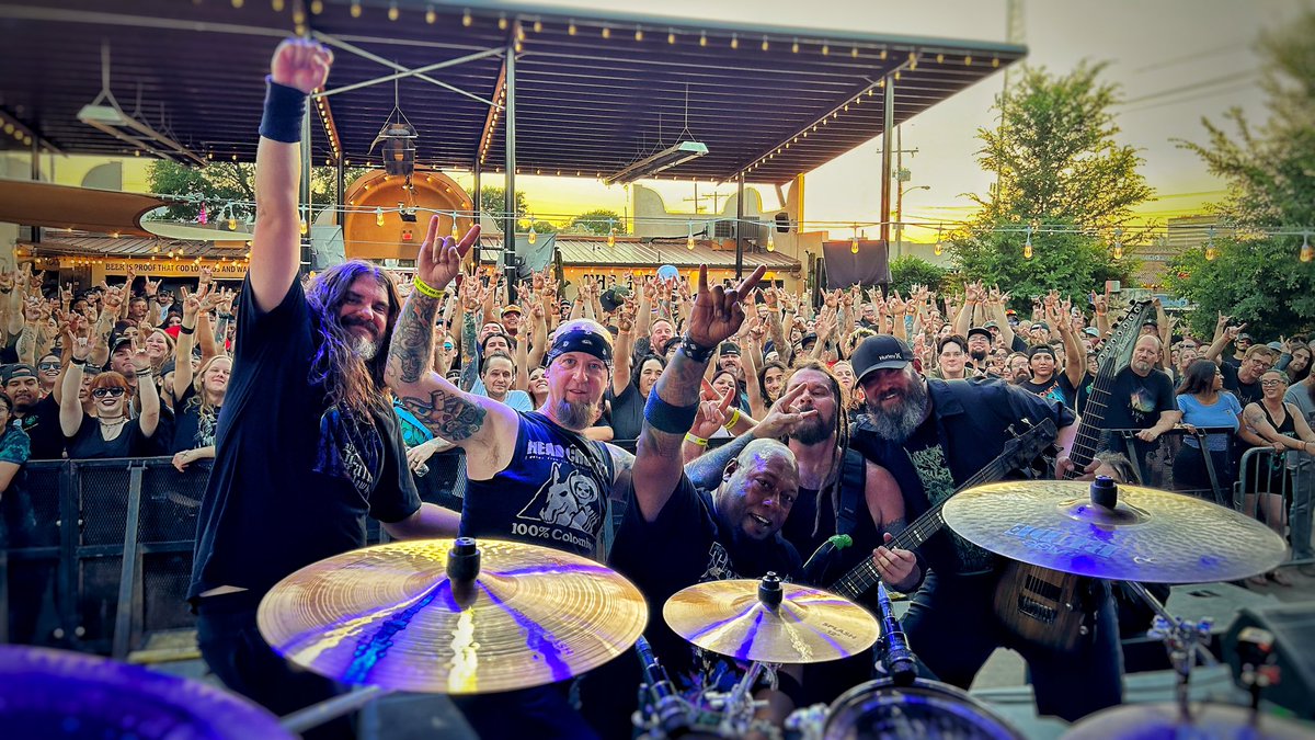 deathofadream1's tweet photo. Lubbock TX you were on 🔥! Special thanks to The Garden, Victera, All Falls Down and especially JINJER and everyone who came out to make this night awesome! https://t.co/clb0GwJYw4