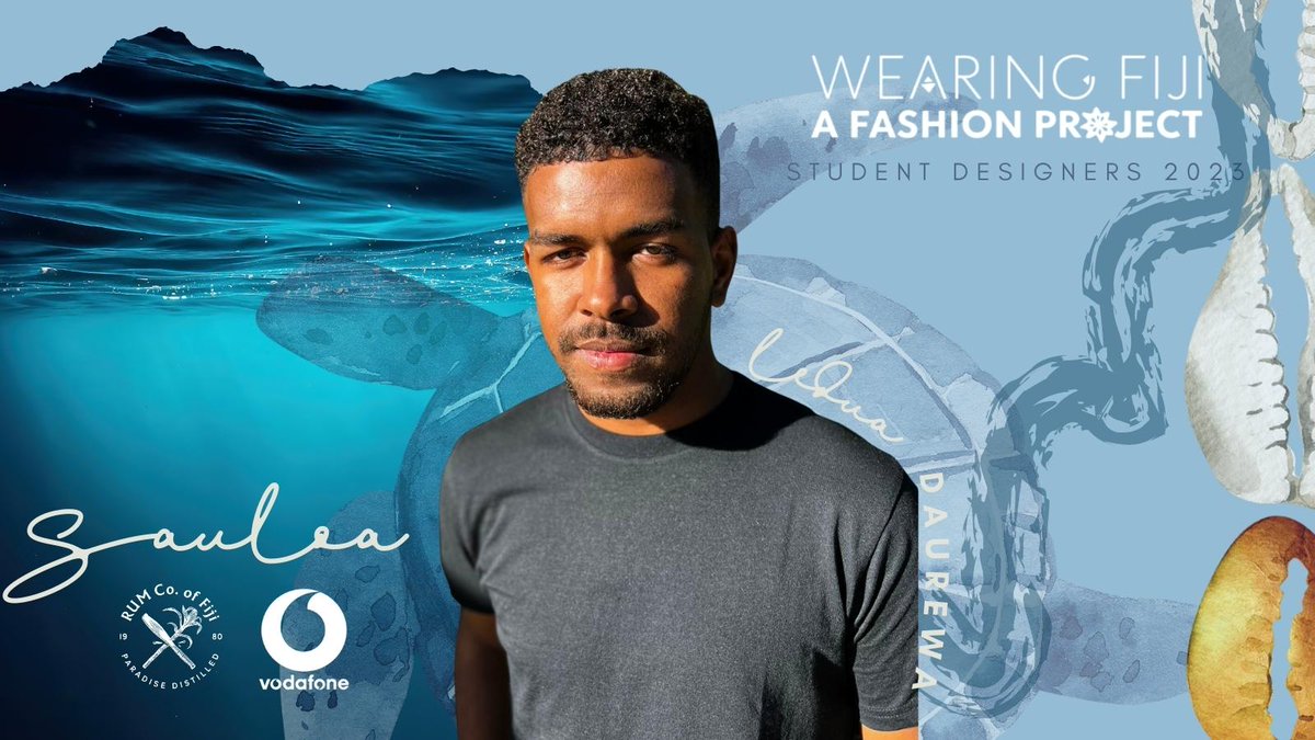 WearingFiji's tweet photo. Spotlight on our 2023 #StudentDesigner cohort. Student Designer Ledua Daurewa is a 23 year old customer care agent.
Ledua applied to our program to work closely with industry mentors to help him better understand fashion design and business. #WF23 #madeinFiji #Fijifashion #fiji https://t.co/5s662MC9m0