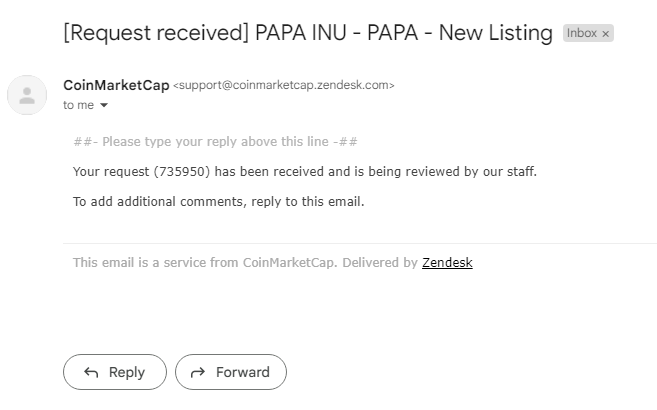 Next is <a href="/CoinMarketCap/">CoinMarketCap</a> 🌟🤟
This achievement is a result of our team's hard work and the tremendous support from our amazing community. With <a href="/CoinMarketCap/">CoinMarketCap</a>'s extensive platform, Papa Inu will now gain even more visibility in the crypto space.
#PapaInu #CoinMarketCapListing 🚀🎉