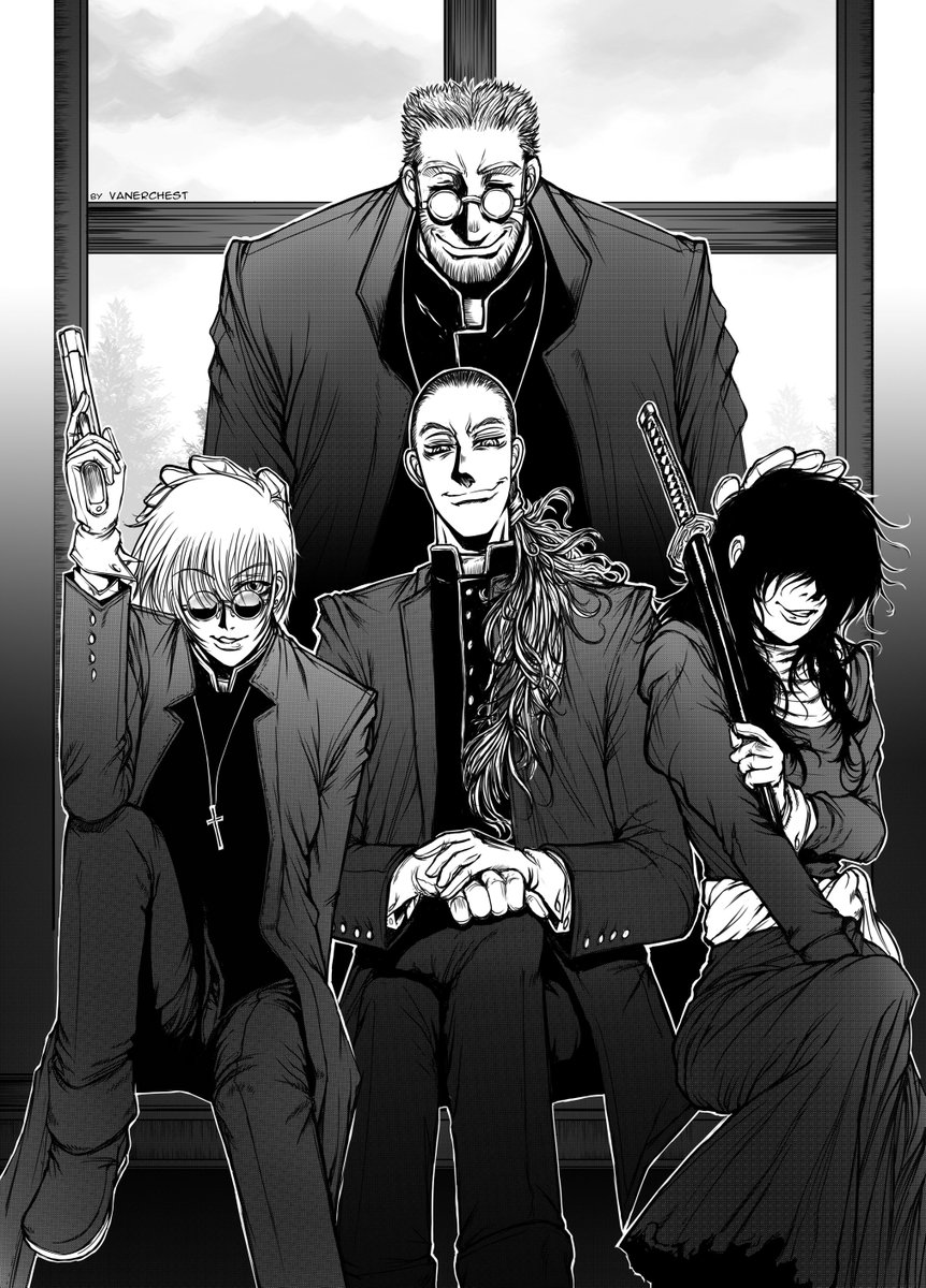 ヴァン・ヘルシング aaaand my additional work from Zine 🫠 👉👈 #Hellsing