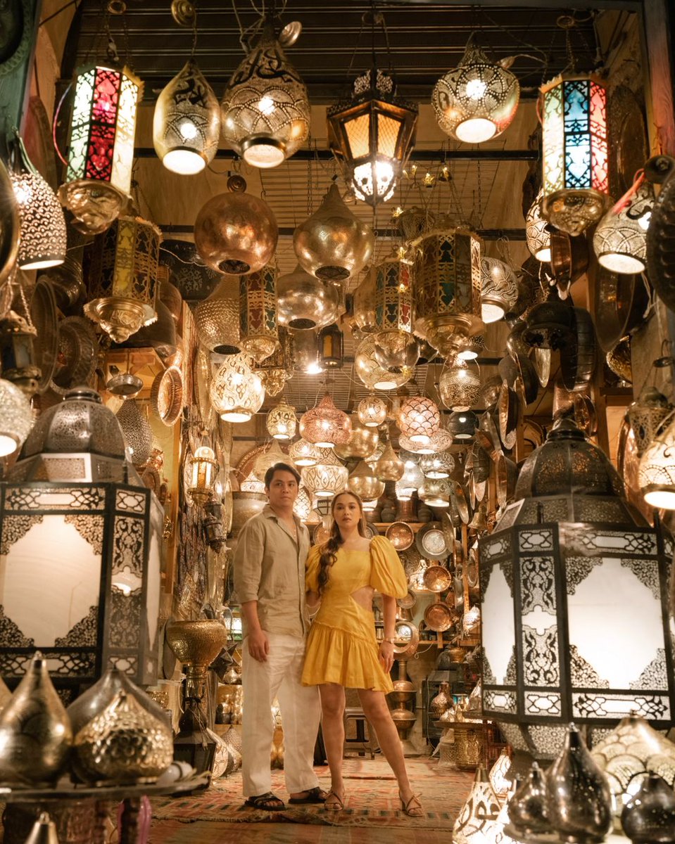 inquirerdotnet's tweet photo. BEAUTIFUL COUPLE ✨

LOOK: Maja Salvador and her fiancé Rambo Nuñez are a dreamy couple in photos from what appears to be their prenup photoshoot taken in Egypt. | 📷: Salvador/Instagram

Read related story: https://t.co/HbxOpuQWG5 https://t.co/KMkjCsF0BB