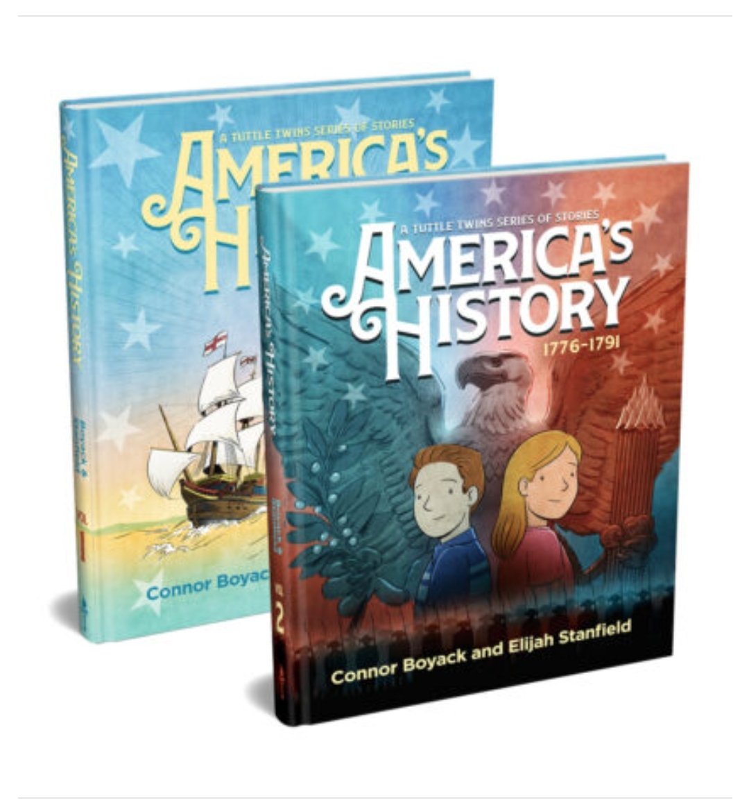jadedcandy7's tweet photo. I literally cried watching an episode of the #tuttletwins because it is exactly what I've been searching for to homeschool my daughter. I love them so much that I ordered both America's History books as well! This is order no. 3 from them.. so far! https://t.co/1HRaGunSEi