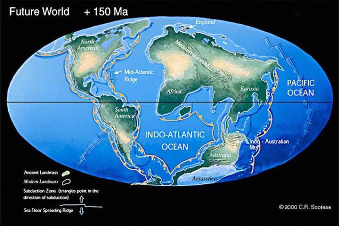 @InMyTimeWe For comparison, here's the Earth in 150 million years.