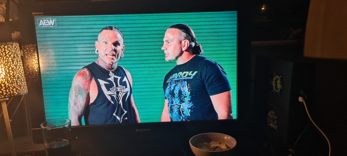 matthewrobbo6's tweet photo. #TheHardyz Are back #AEW https://t.co/8AsJTGKsYJ