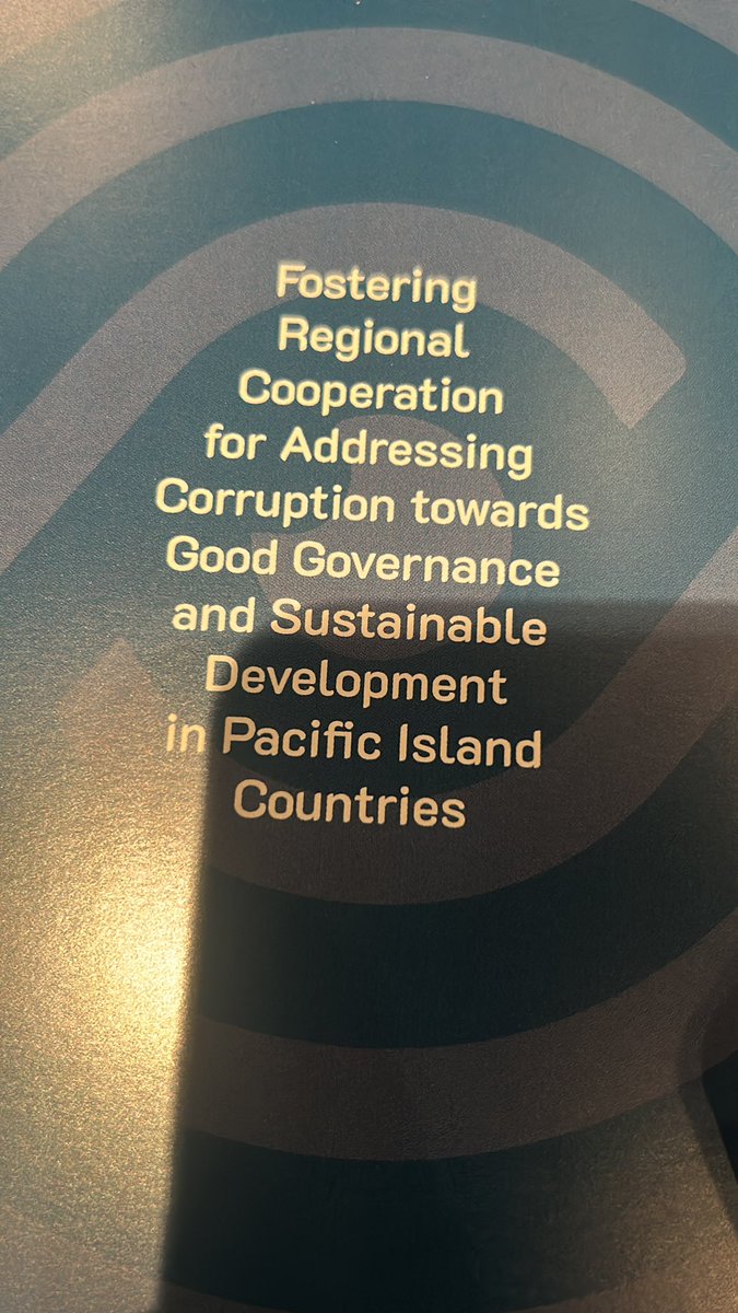 Here at the Inaugural Pacific Anti Corruption Conference in Fiji. Opening Address by the President of the Republic of Fiji His Excellency Ratu Wiliame Maivalili Katonivere. @integrity_fiji @MariamMathewTI 
#UnitedAgainstCorruption #TeieniwaVision