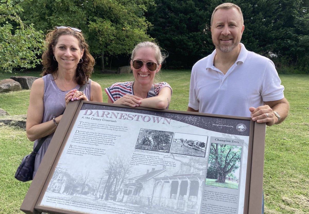 darnestownes's tweet photo. Summer ILT off to a great start as we learn about the community we are honored to serve. Big thank you to @dtowncivic for teaching us about Darnestown history and @RobScheer6 for reminding us about the important role schools play in building community! https://t.co/9mCg8s0RM2