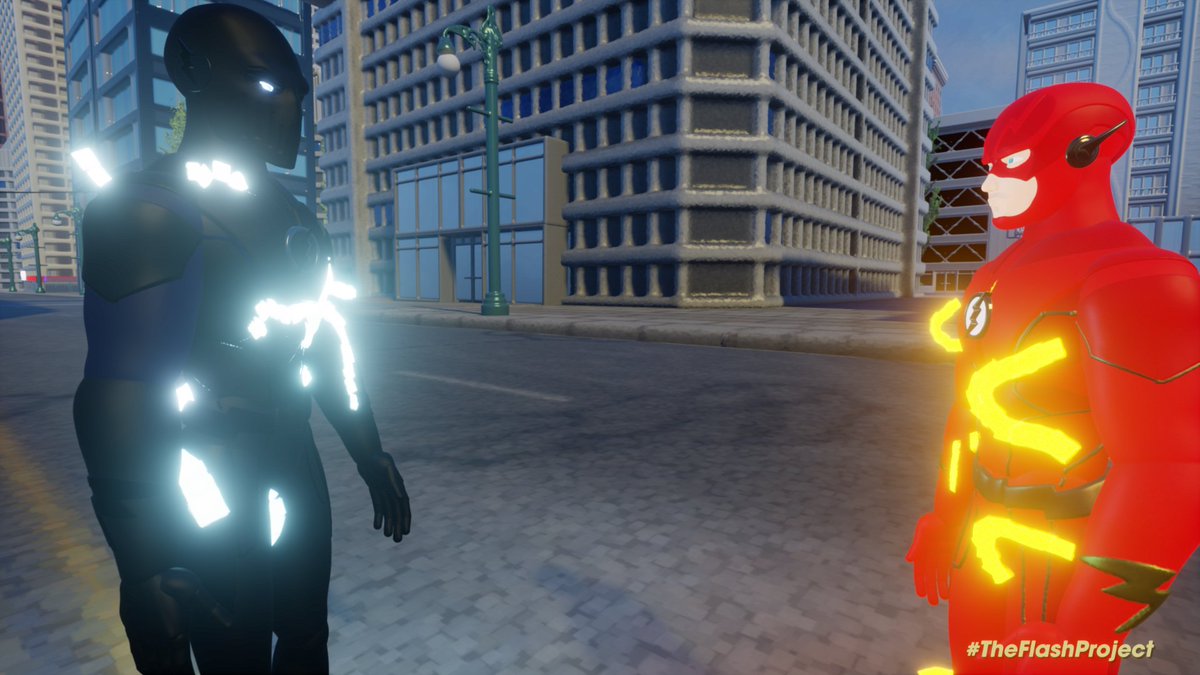 DreamsUnleash's tweet photo. I know many have asked for it, and now I can say the Zoom skin is finally in #TheFlashProject. You can now fight him in Central City, and I made a bit of a theme as well. https://t.co/H5TTLI4eUg