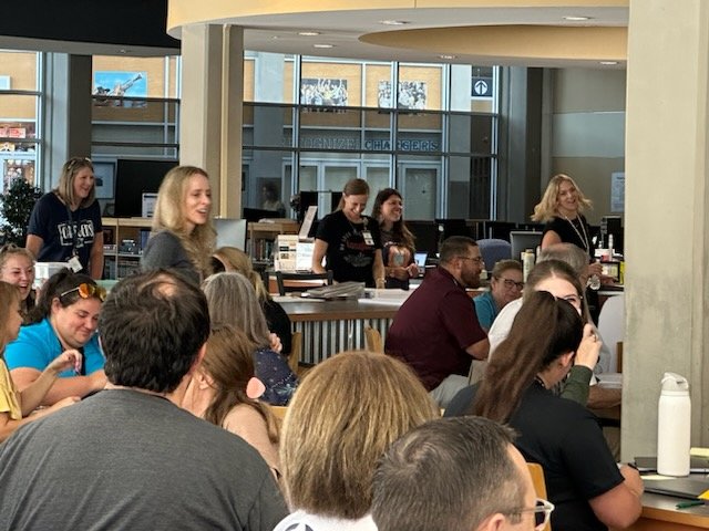 RachelHWaltzer's tweet photo. Exploring the #BISD Game Plan for Instructional Coaching, #PLC, and #ICLE. #Servingwithjoy #CHS https://t.co/wFZHYIaN1z