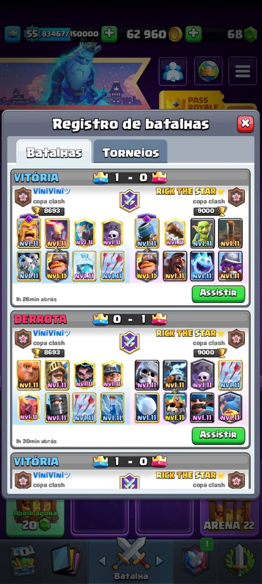 Garantindo o 3° lugar na Copa Clash pra <a href="/TeamSpartacus1/">Team Spartacus</a> ❤️