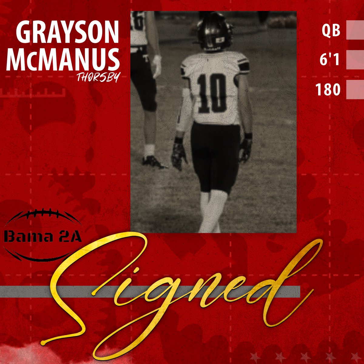 Bama_2A's tweet photo. 🚨New Member🚨
Everyone welcome @mcmanus_grayson to the Bama 2A Recruiting Platform❗️
#Winners_Win https://t.co/x2zB6v6jke