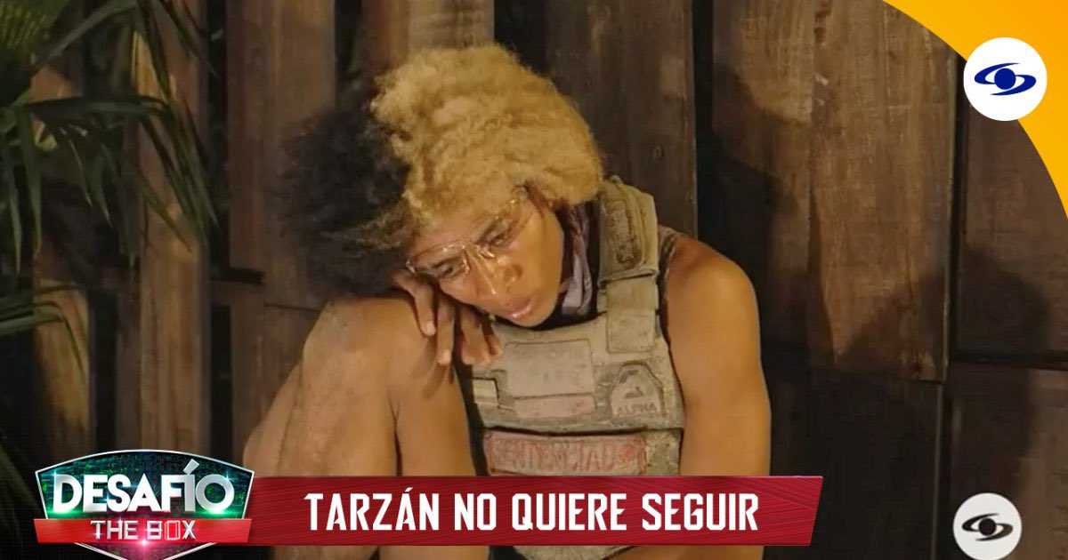 lorentsita's tweet photo. Día uno sin desafío…me siento como tarzan  #DesafioTheBox https://t.co/d5peUrb3cd