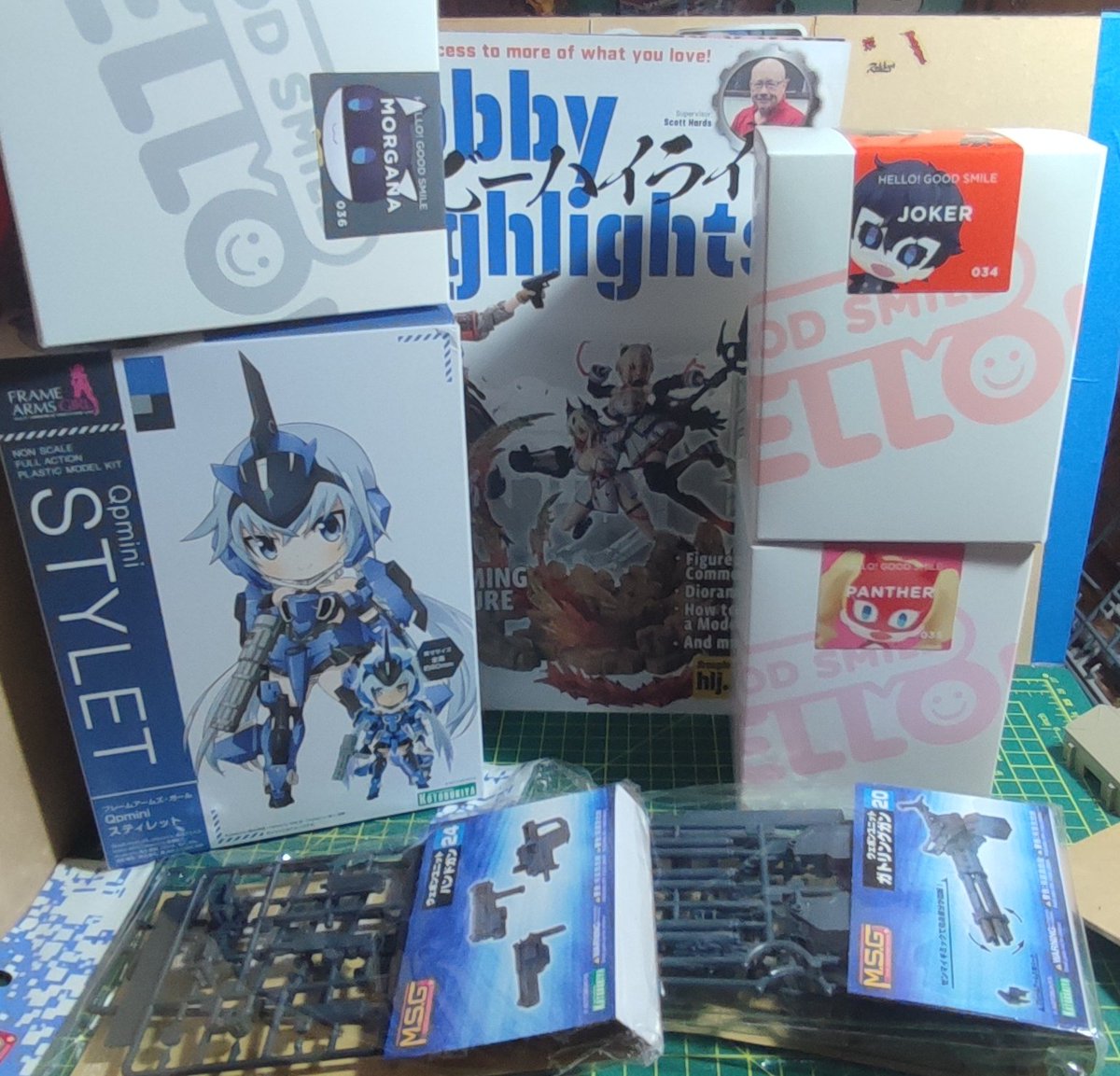 JoePlamoBuilder's tweet photo. Thanks @hobbylink again mi package came safe and sound.
Also thanks for the magazine it was a great surprise in mi box.
#kotobukiya #hobbylink #Hobbylinkjapan https://t.co/rJpbwT37DB