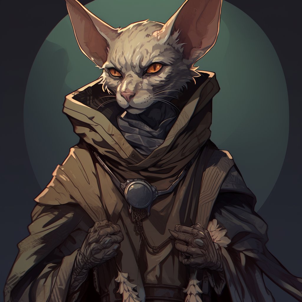 "The god of poisons is not one often worshipped in the open."

A Tabaxi cleric dedicated to the god of poisons, disease, parasites and fungi.

#FantasyRP #DnDRP #CRRP

"It's an often misunderstood faith. And an often abused one."