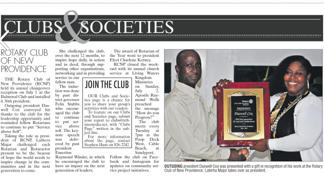 RCNP in the News #rotary #rcnp #createhopeintheworld #service