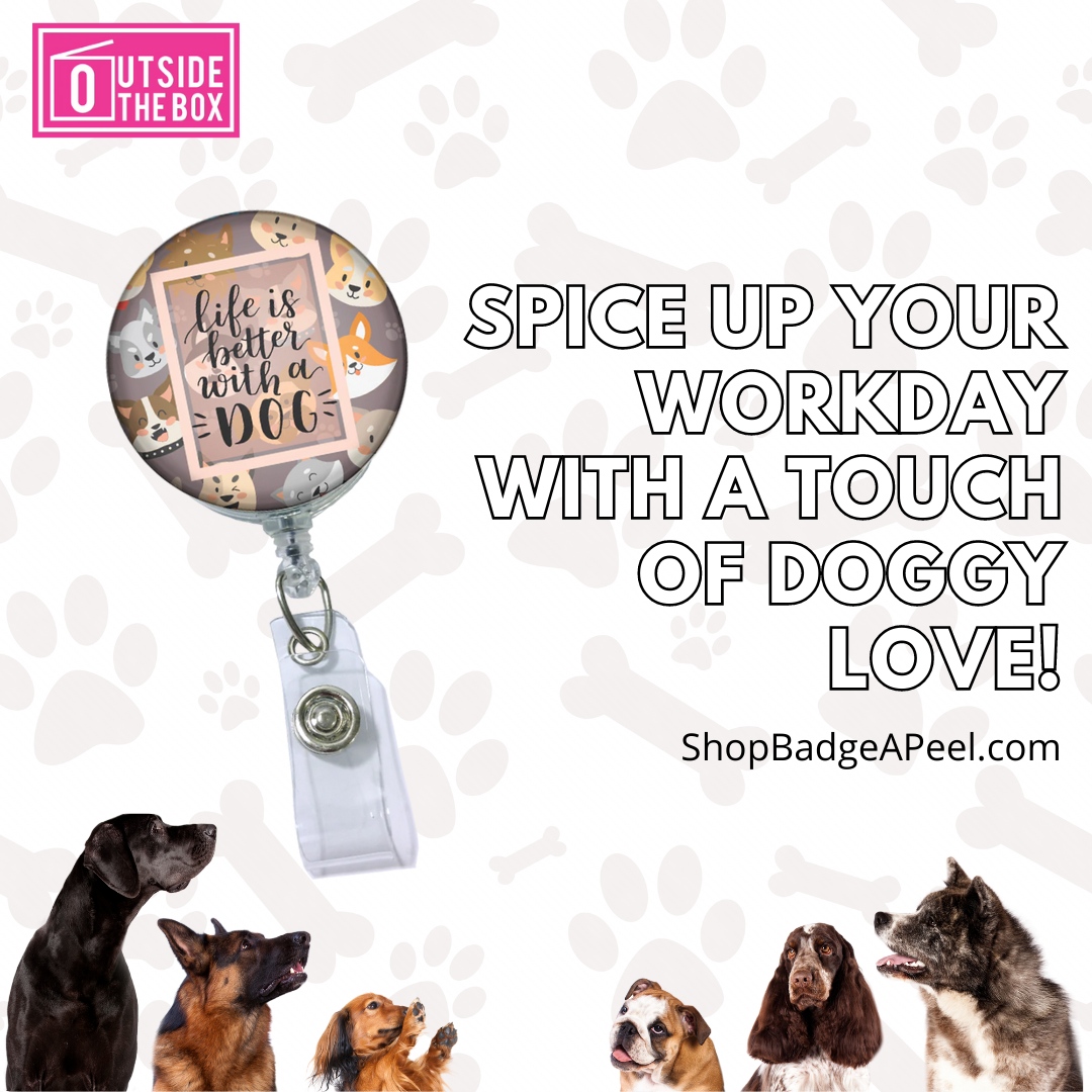 BadgeAPeel's tweet photo. 💕 Life is always better with a dog by your side, and now you can carry that sentiment with you wherever you go! Introducing our Life is Better with a Dog badge reel. 🐾

Get one at https://t.co/wDoehoFahO 🛒  

#ShopBadgeAPeel #outsidethebox #reels #badges #badgegameonpoint https://t.co/yEKeiW6L94