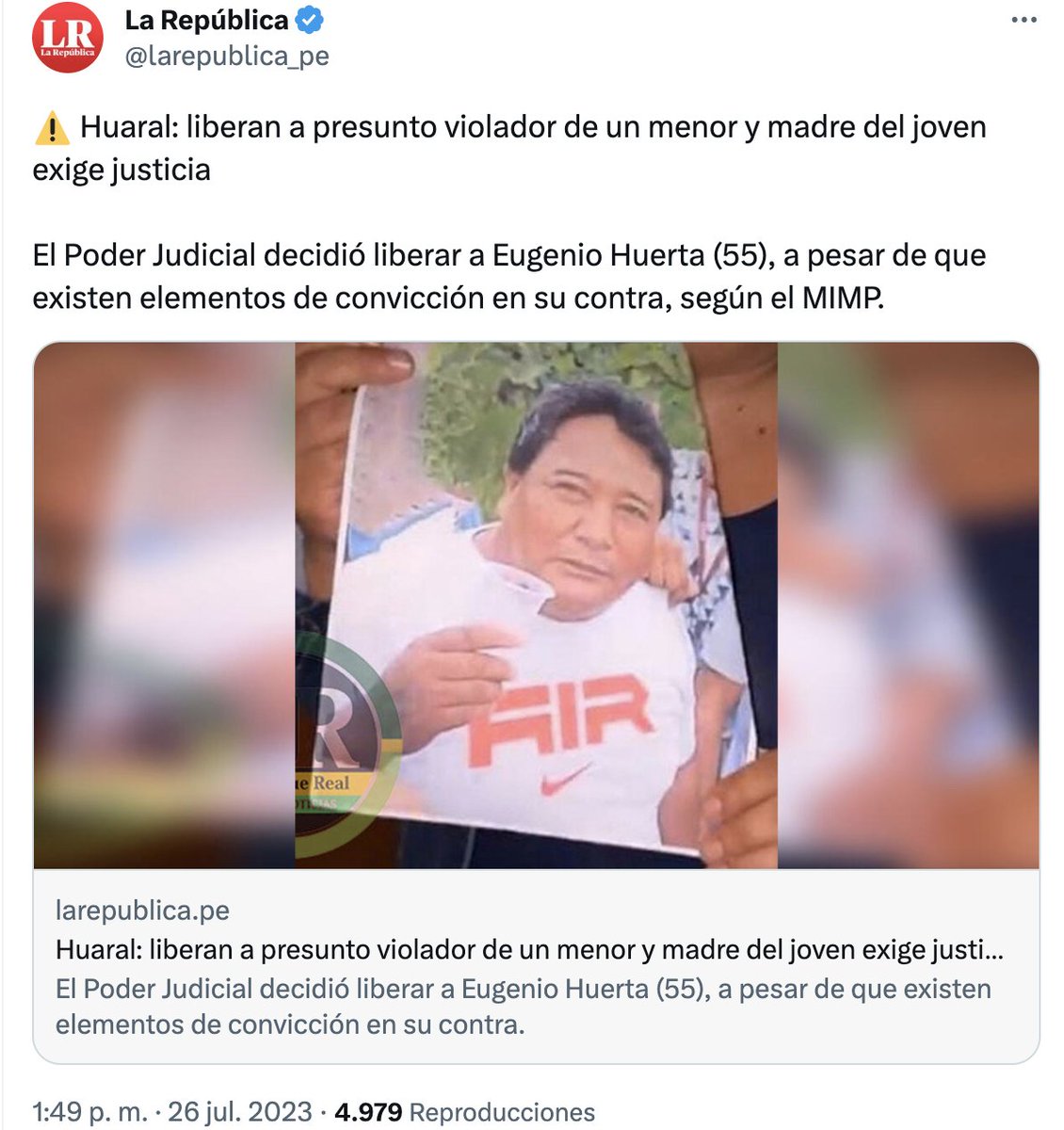 MarcoAvilesH's tweet photo. Viola niño: libre
Escribe "Dina asesina": cárcel https://t.co/op3PULTPTv
