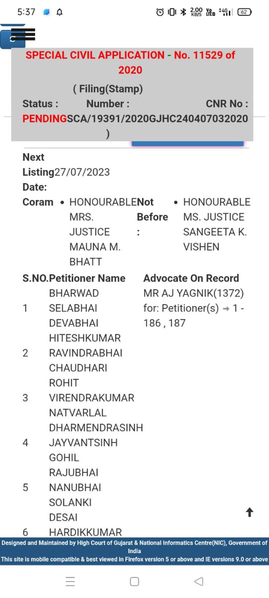 #LRD_MALE_2018_19_POLICE_BHARTI

27-7-023 ના રોજ નામદાર ગુજરાત હાઈકોર્ટમાં #LRD_MALE તારીખ છે

તો નામદાર ગુજરાત હાઈકોર્ટ ન્યાયાધીશ ને બે હાથ જોડીને વિનંતી કે અમરી ઉમર અને પરિસ્થિતિ ને ધ્યાનમાં રાખીને ઐતિહાસિક નિર્ણય કરે અને આજ રોજ ન્યાય કરશો તેવી આશા છે.
<a href="/CMOGuj/">CMO Gujarat</a> <a href="/sanghaviharsh/">Harsh Sanghavi</a>