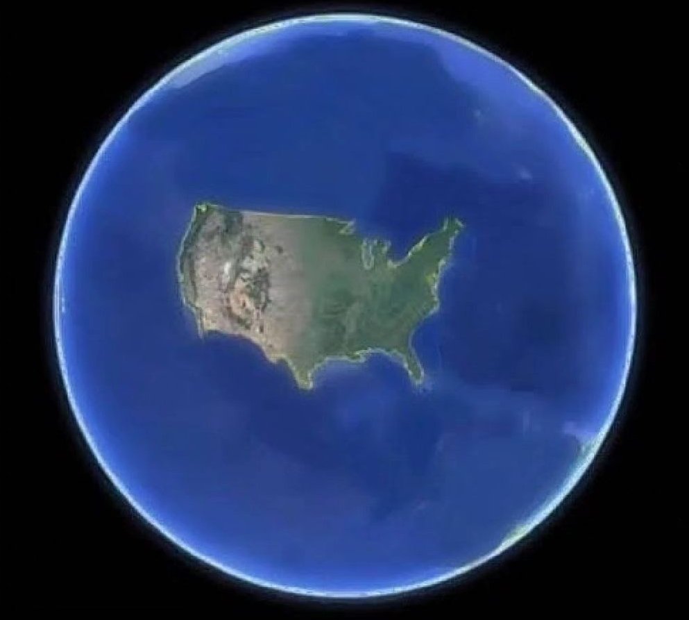 Al parecer este es el mapa que los extraterrestres tienen del planeta tierra.