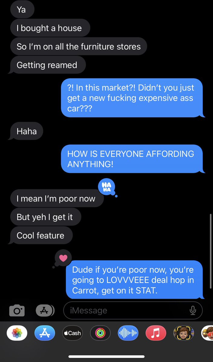 We’ve finally built a <a href="/carrotdotlink/">Carrot</a> feature that’s going to save all my formally rich but recently poor friends in this market, y’all seriously need to try it! Not just saying that. Deal hop is powerful.