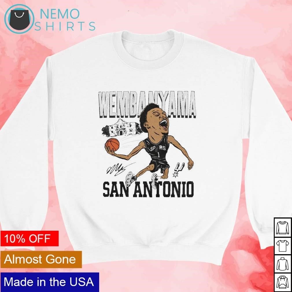 Victor Wembanyama San Antonio Spurs signature art shirt
nemoshirt.com/product/victor…

#victorwembanyama #SanAntonioSpurs #NBA2KSummerLeague #NBADraft #nemoshirt #nemoshirtclothing #nemoclothing #shirts