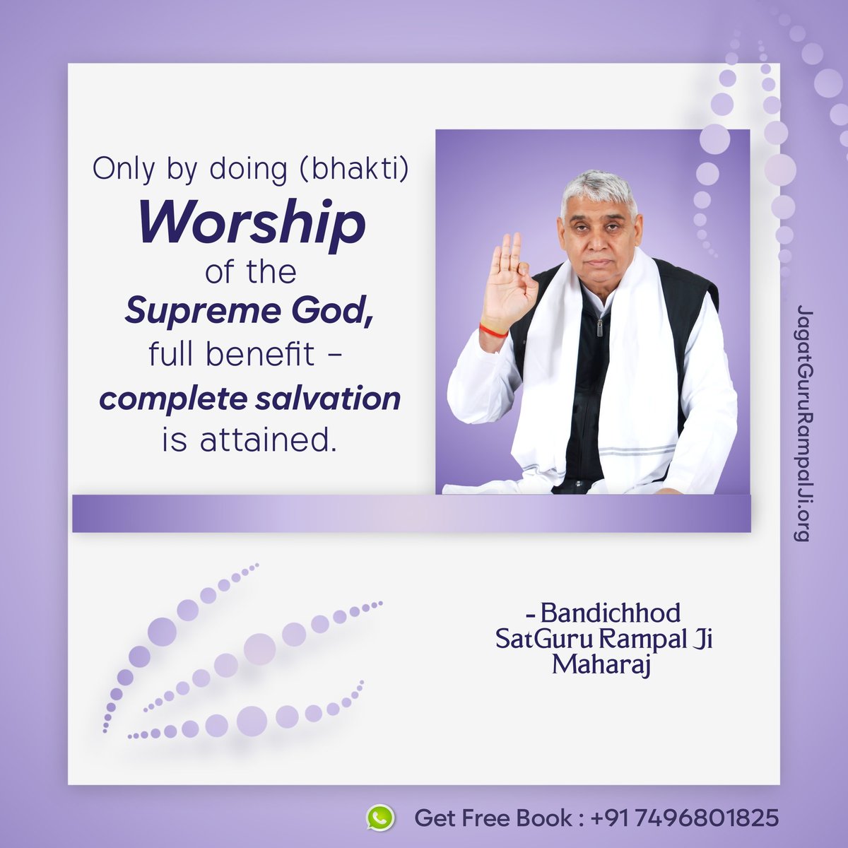 Jaswent4's tweet photo. #GodMorningThursday
A DEVOTEE becomes immortal by doing the true worship of Supreme God Kabir.... https://t.co/AOHgrz94Qa
