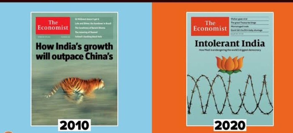 geetv79's tweet photo. Back in 2011, India became the world's 👉3rd largest economy under Congress-UPA.
Modi dragged us down from 3rd to 👉5th largest.
India's growth was all set to outpace China's growth in 👉2010, under Congress-UPA.
Modi dragged our GDP growth below👇 the long-term average. https://t.co/2PR5jKuN26