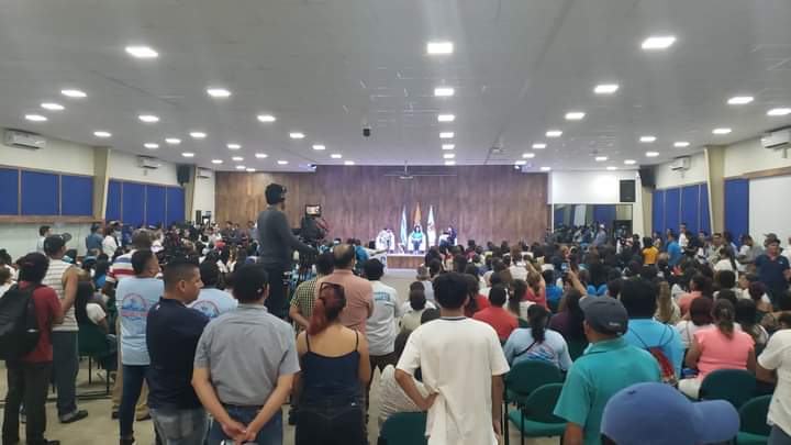 GrunauerOficial's tweet photo. Recibimiento de la Universidad Bolivariana a Candidata Presidencial por la Revolución Ciudadana Luisa González, en conversatorio de mujeres https://t.co/y7zWopzdMp